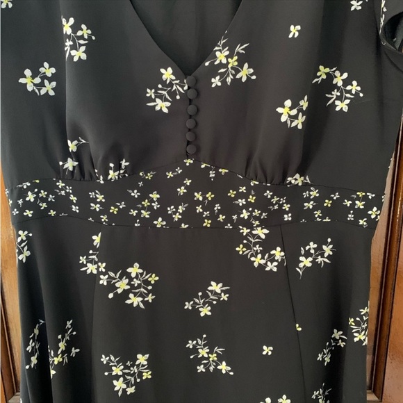 Bar III black floral maxi dress SZ S - Picture 12 of 12